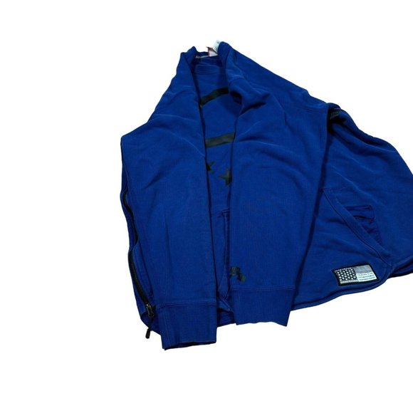 Nike Air Pivot V3 Sweatshirt Men's 2XL Blue Pullover Red Tag w Side Zipper - Picture 2 of 7